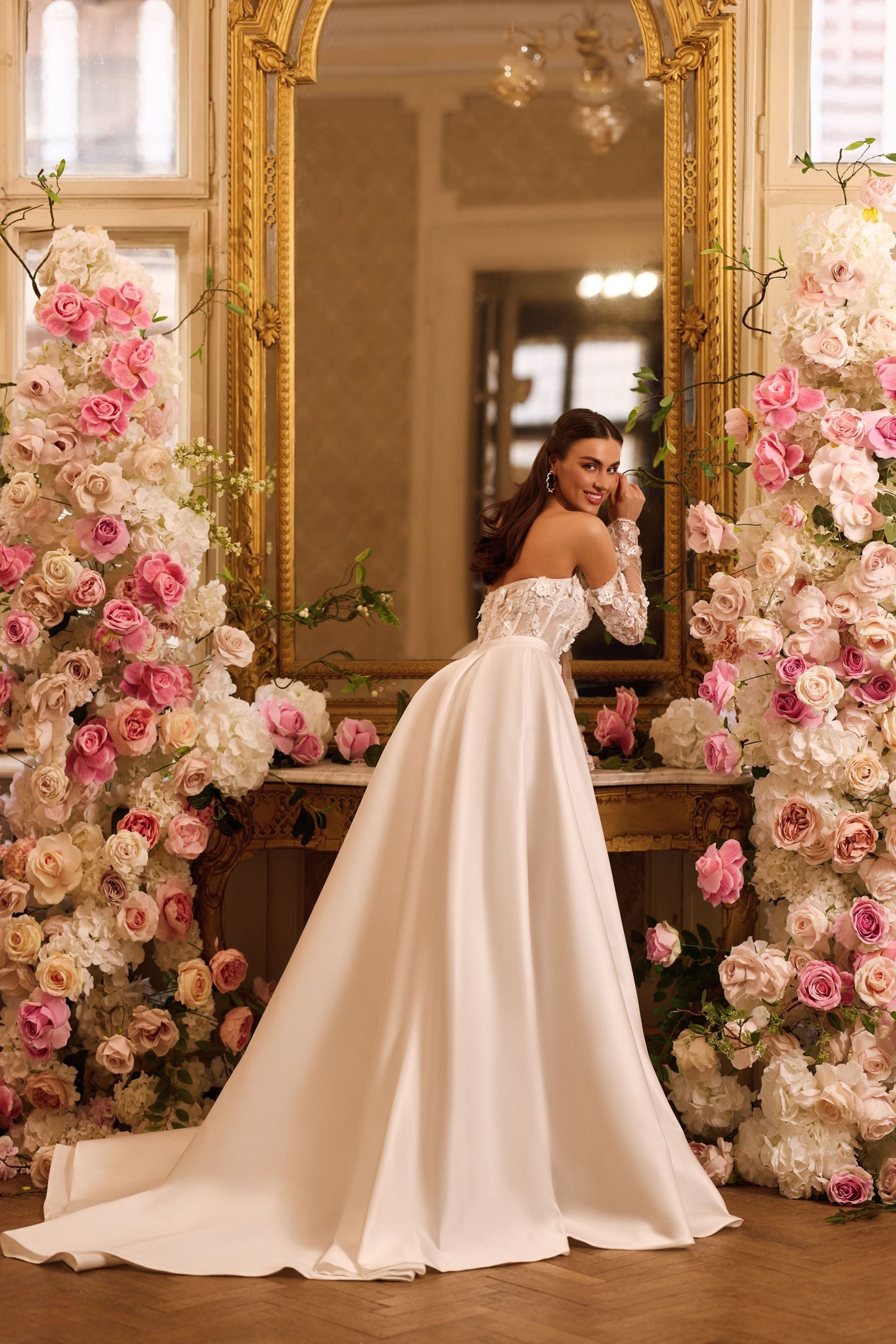 KatrinFAVORboutique-Off shoulder wedding dress short Fun wedding clothes 