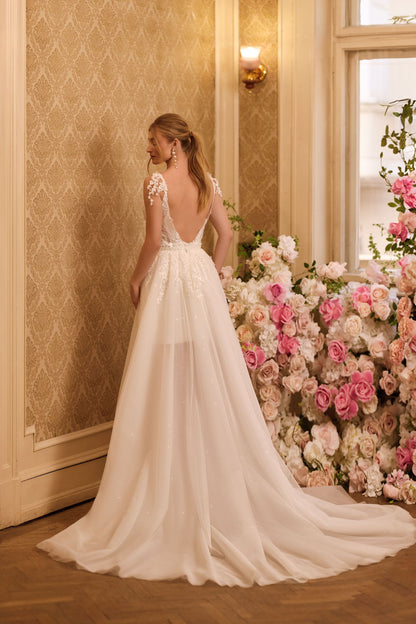 KatrinFAVORboutique-Short wedding dress Low back backless wedding dresses