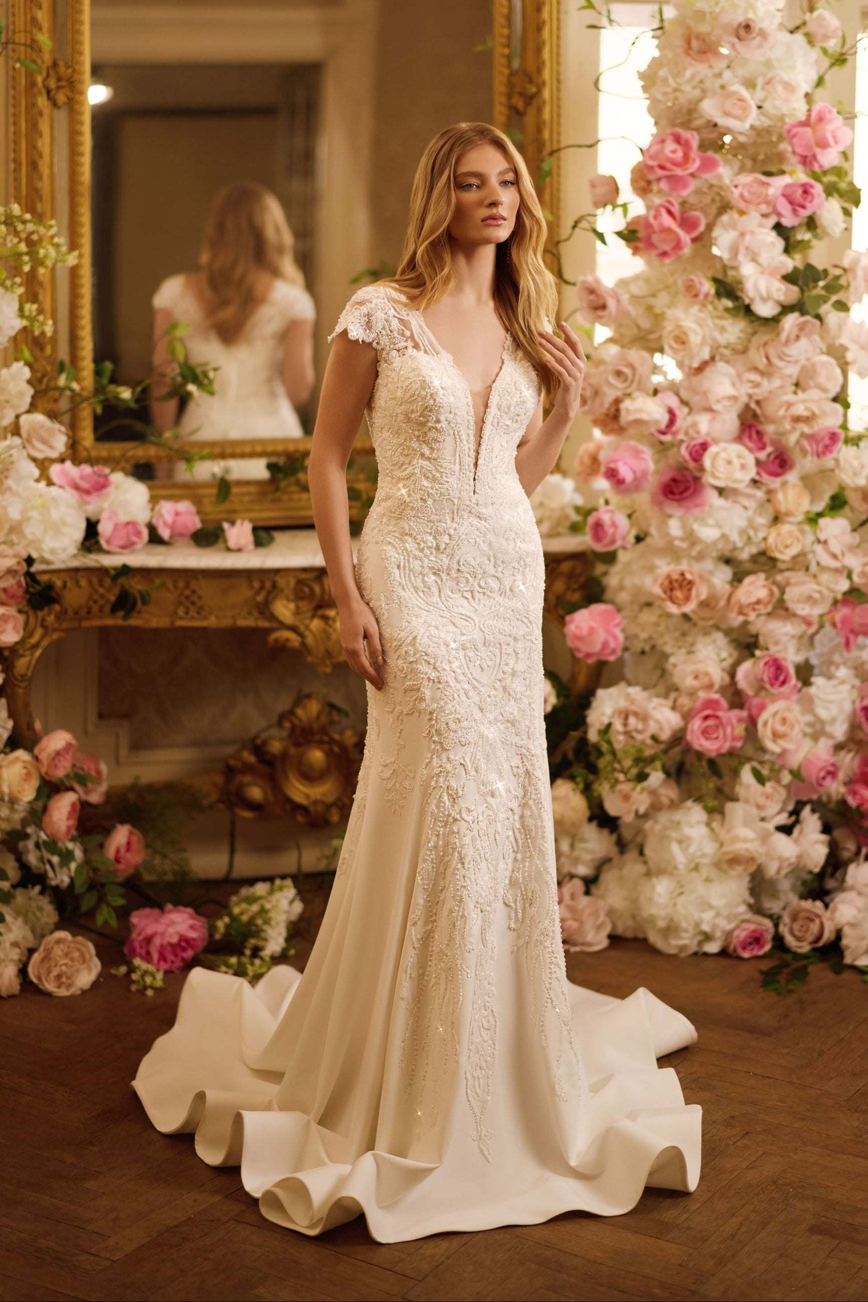 KatrinFAVORboutique-Wedding mermaid style dress Womens bridal dresses