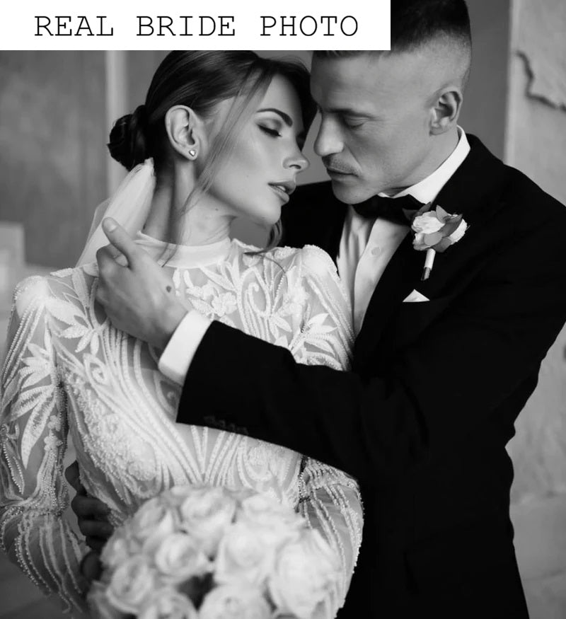 KatrinFAVORboutique-White lace wedding gown 2 piece dresses for wedding