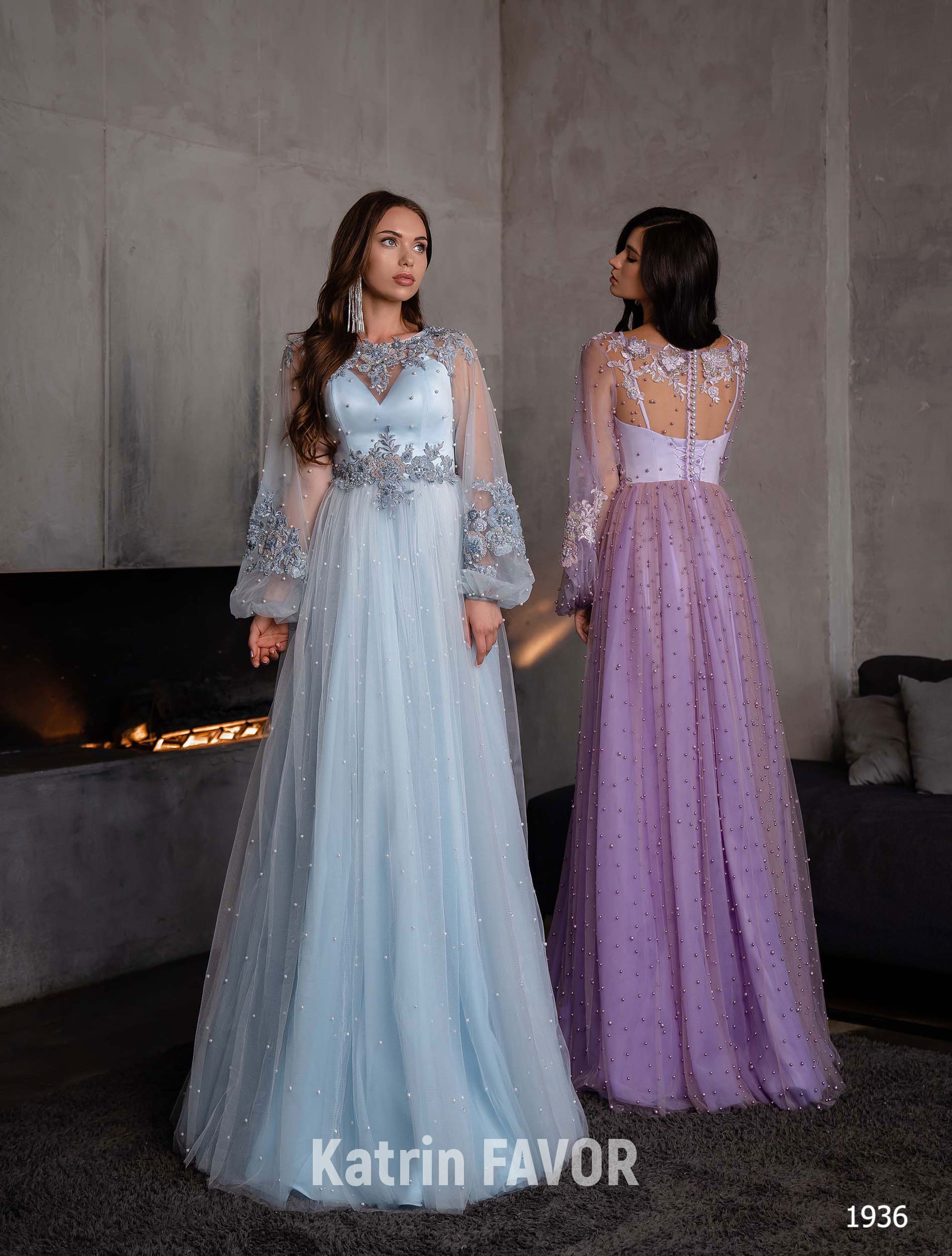 Fairy beaded prom dress long