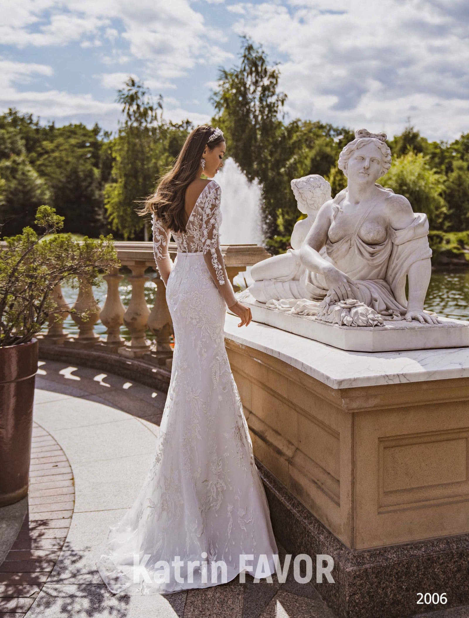 KatrinFAVORboutique-Lace mermaid long sleeve wedding dress