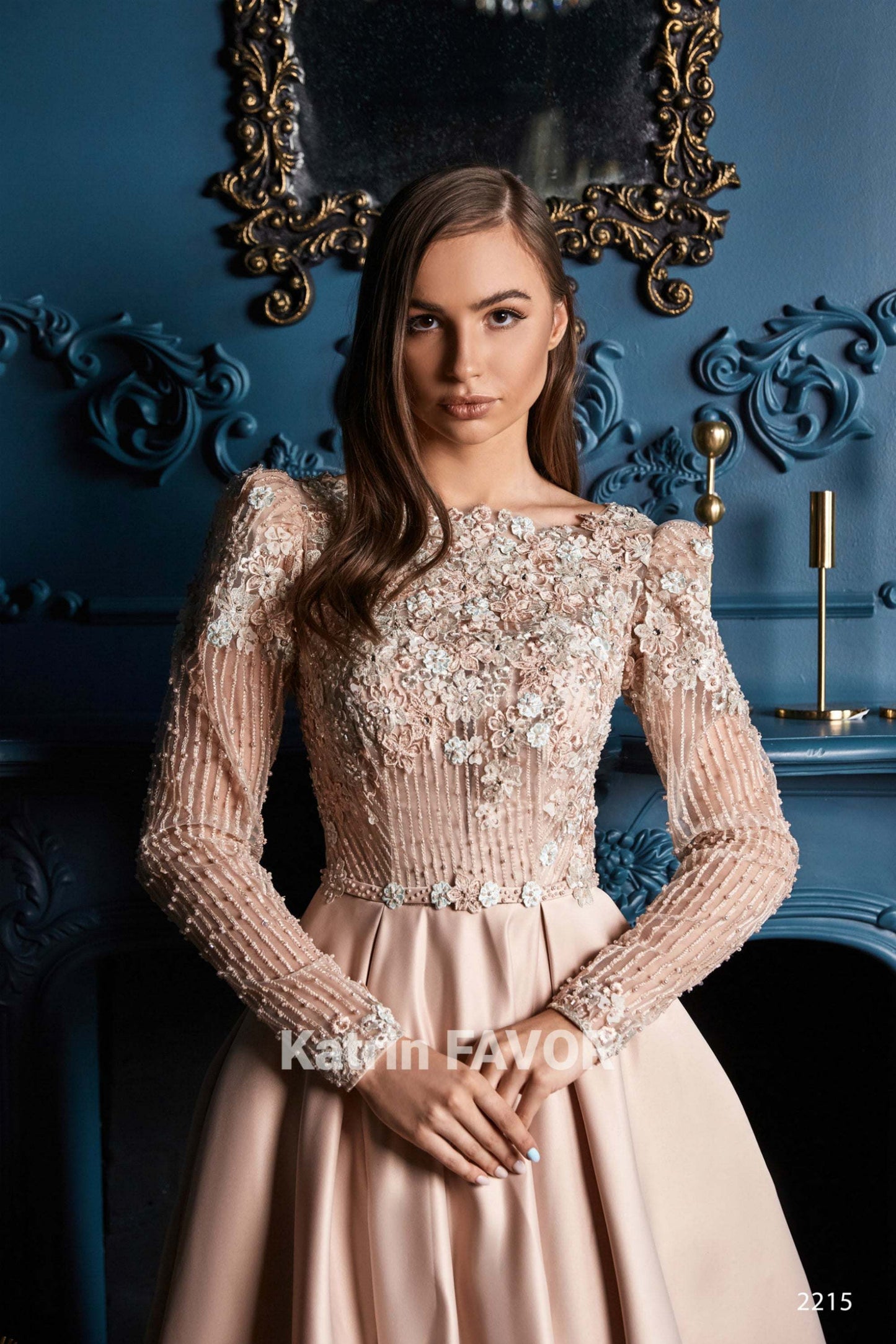 KatrinFAVORboutique-Colorful wedding dress Non traditional wedding dress