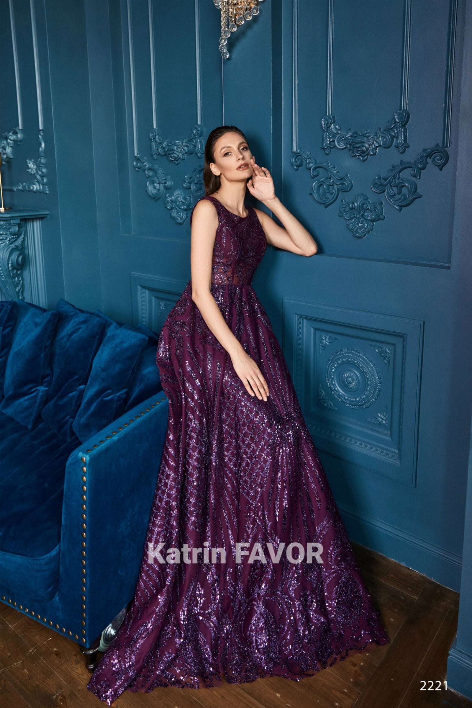 KatrinFAVORboutique-Sparkly evening dress Evening wear for women