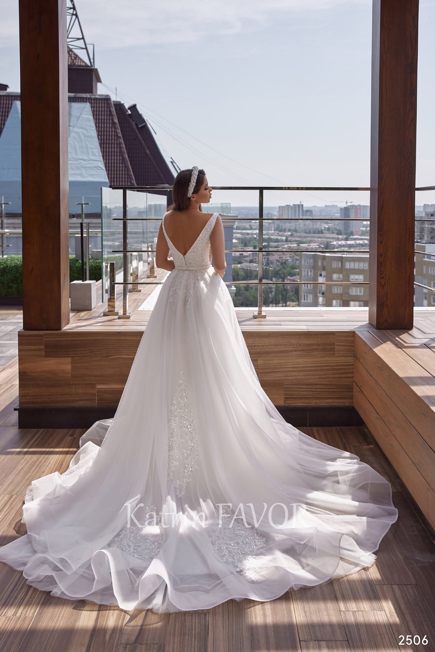 KatrinFAVORboutique-2 in 1 tulle a line beach wedding dress
