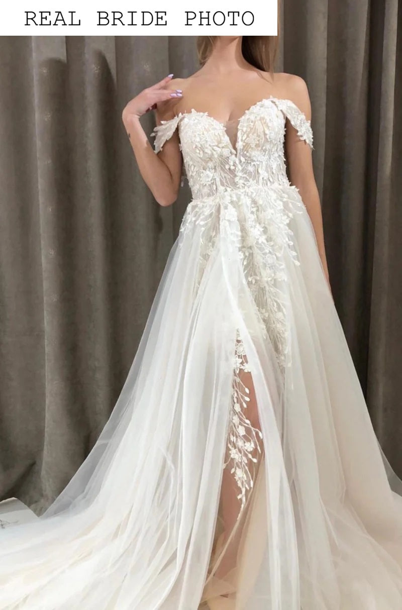 KatrinFAVORboutique-Bohemian maternity wedding dress Tulle cape wedding