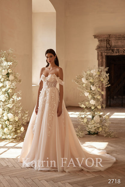 KatrinFAVORboutique-Fairy floral embroidered wedding dress