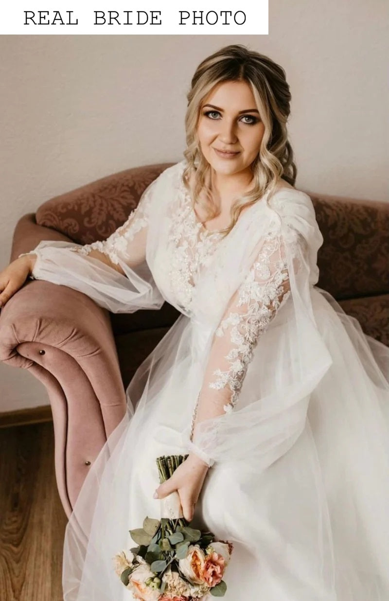 Two piece bridal outfit | Rustic romantic wedding dress | KatrinFAVOR