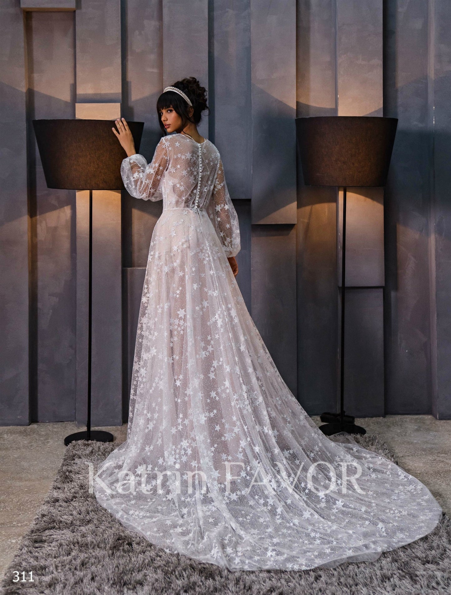 KatrinFAVORboutique-Star tulle celestial wedding dress