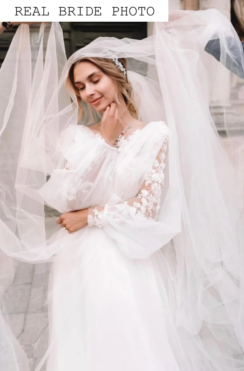 Two piece bridal outfit | Rustic romantic wedding dress | KatrinFAVOR
