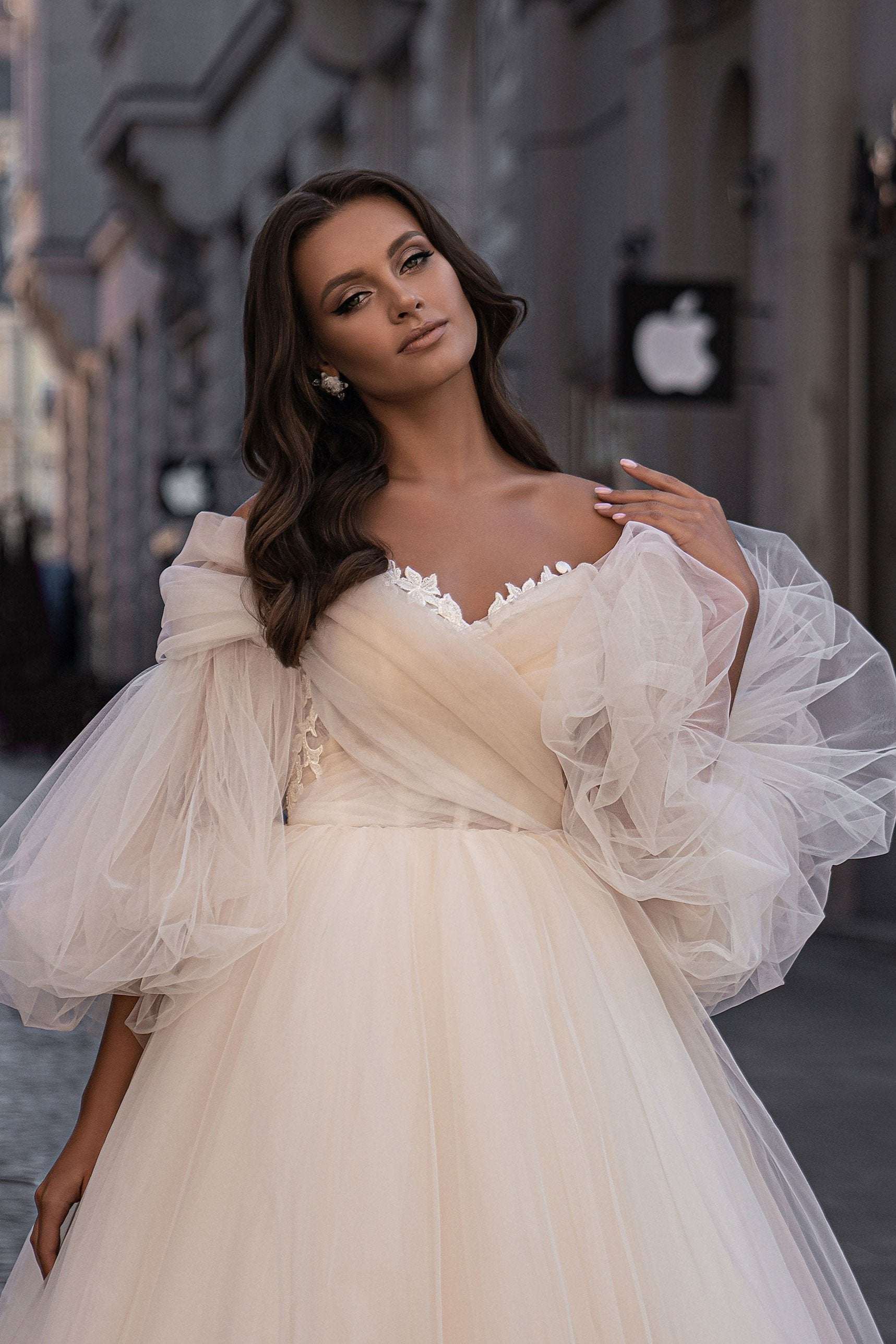 KatrinFAVORboutique-Tulle ball gown wedding dress Enchanted wedding dress