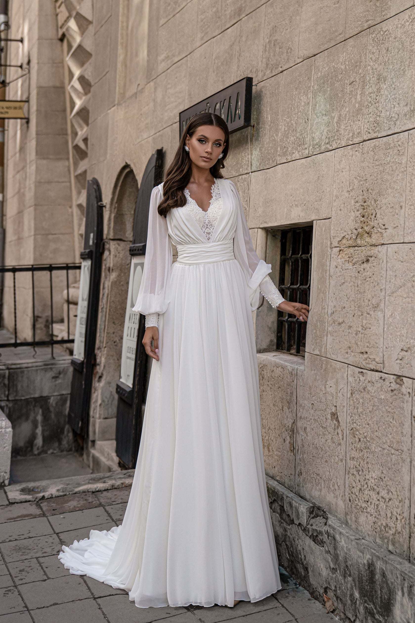 Wedding dress with chiffon | Wedding renewal dresses Wedding dress with chiffon | Wedding renewal dresses