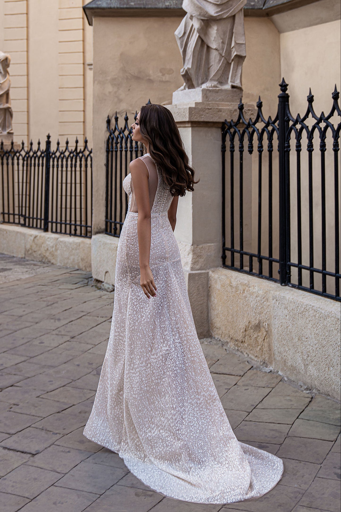 KatrinFAVORboutique-Sparkly wedding dress Bridal dresses trumpet style 