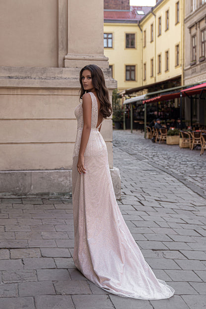 KatrinFAVORboutique-Beaded fringe wedding dress Sexy wedding party dress