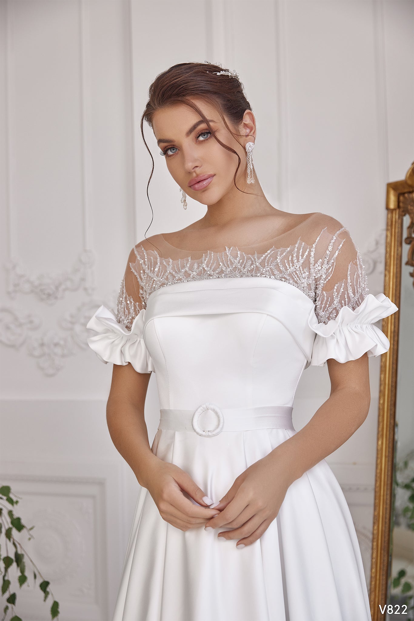 KatrinFAVORboutique-Floral print dress Outfit cottage core White evening wear