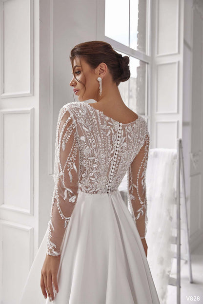 KatrinFAVORboutique-Long tulle dress Non traditional wedding clothes