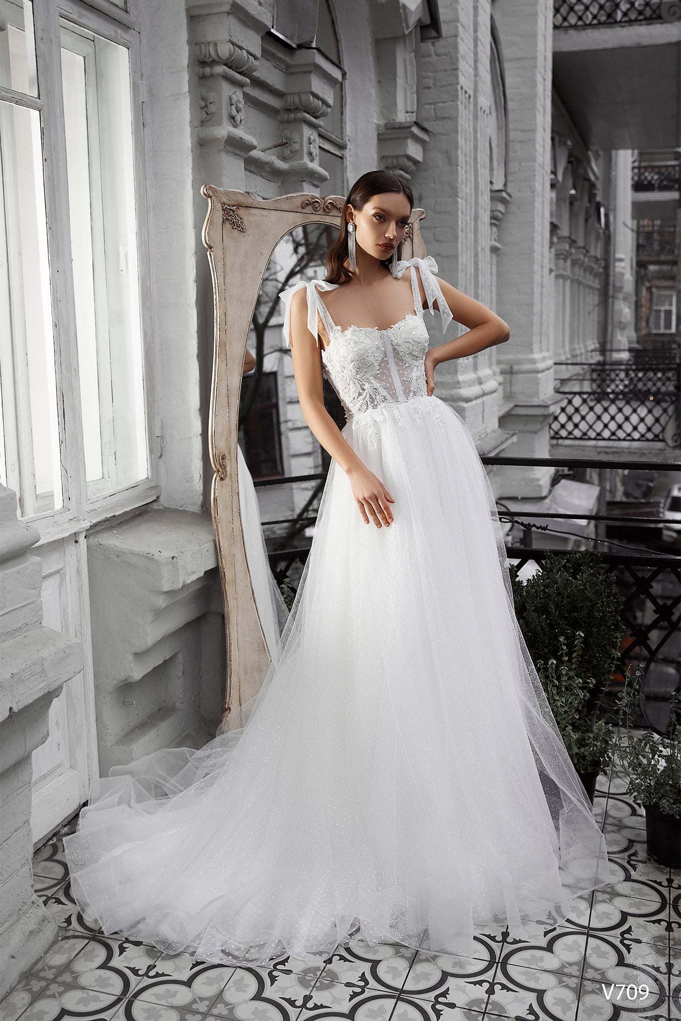 KatrinFAVORboutique-Sparkly bridal gown Long wedding reception dresses