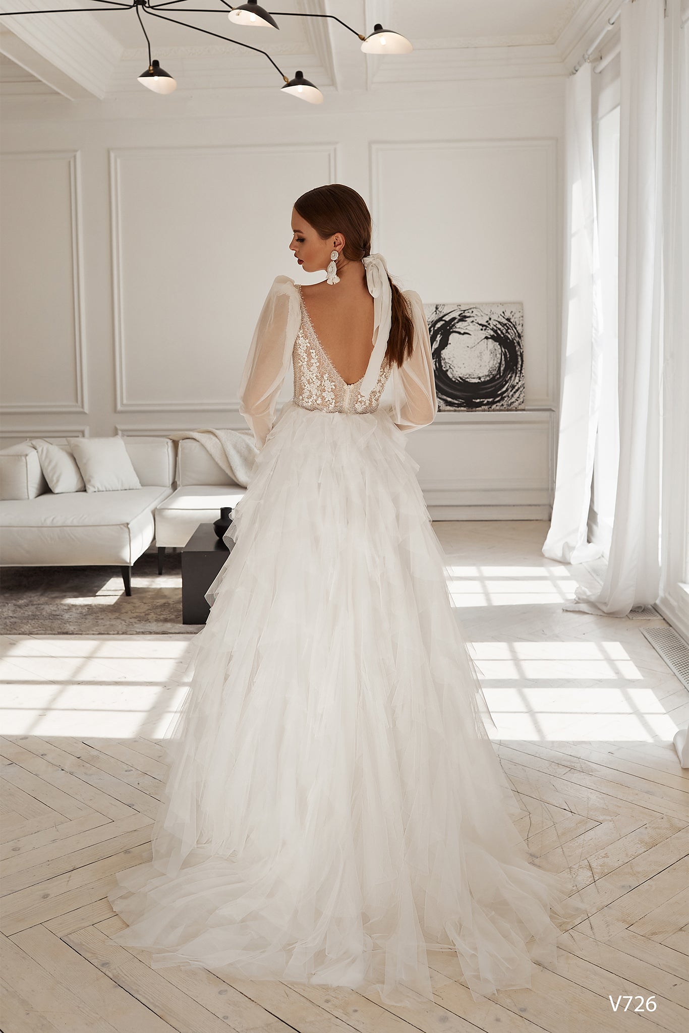 Tiered skirt 2 in 1 wedding dress