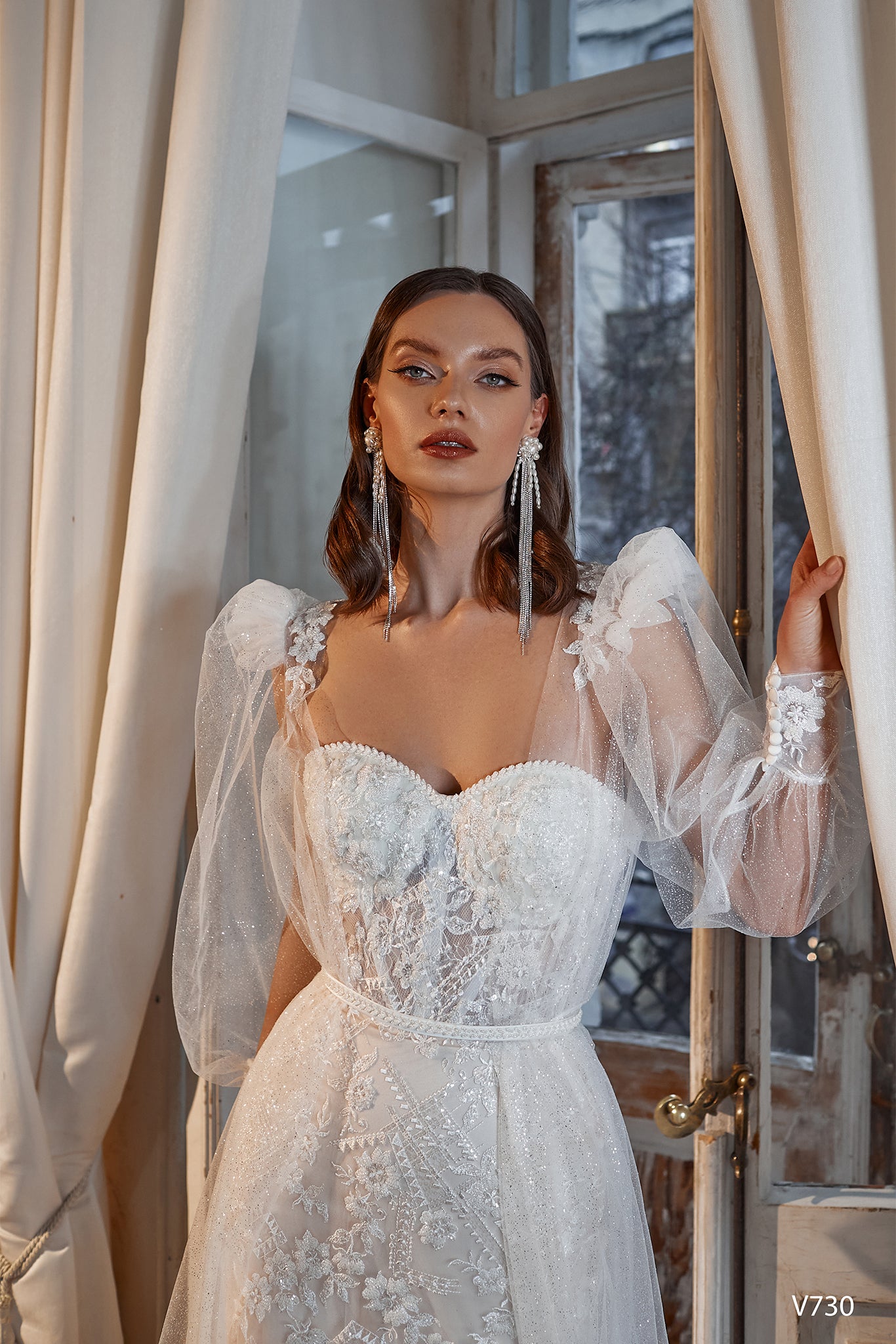 Two piece fairy wedding dress