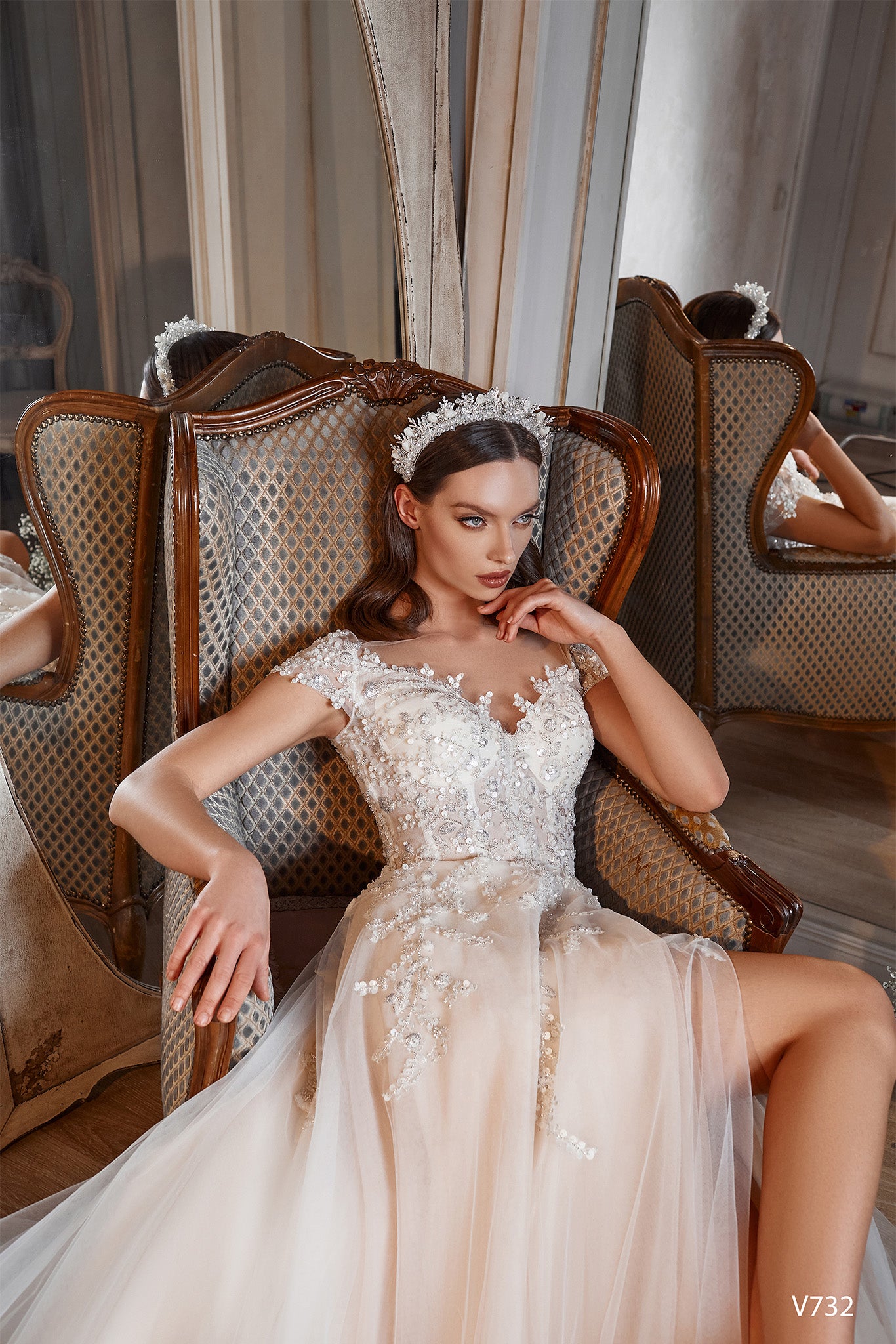 KatrinFAVORboutique-Tulle bridal dress Romantic outdoor wedding dresses