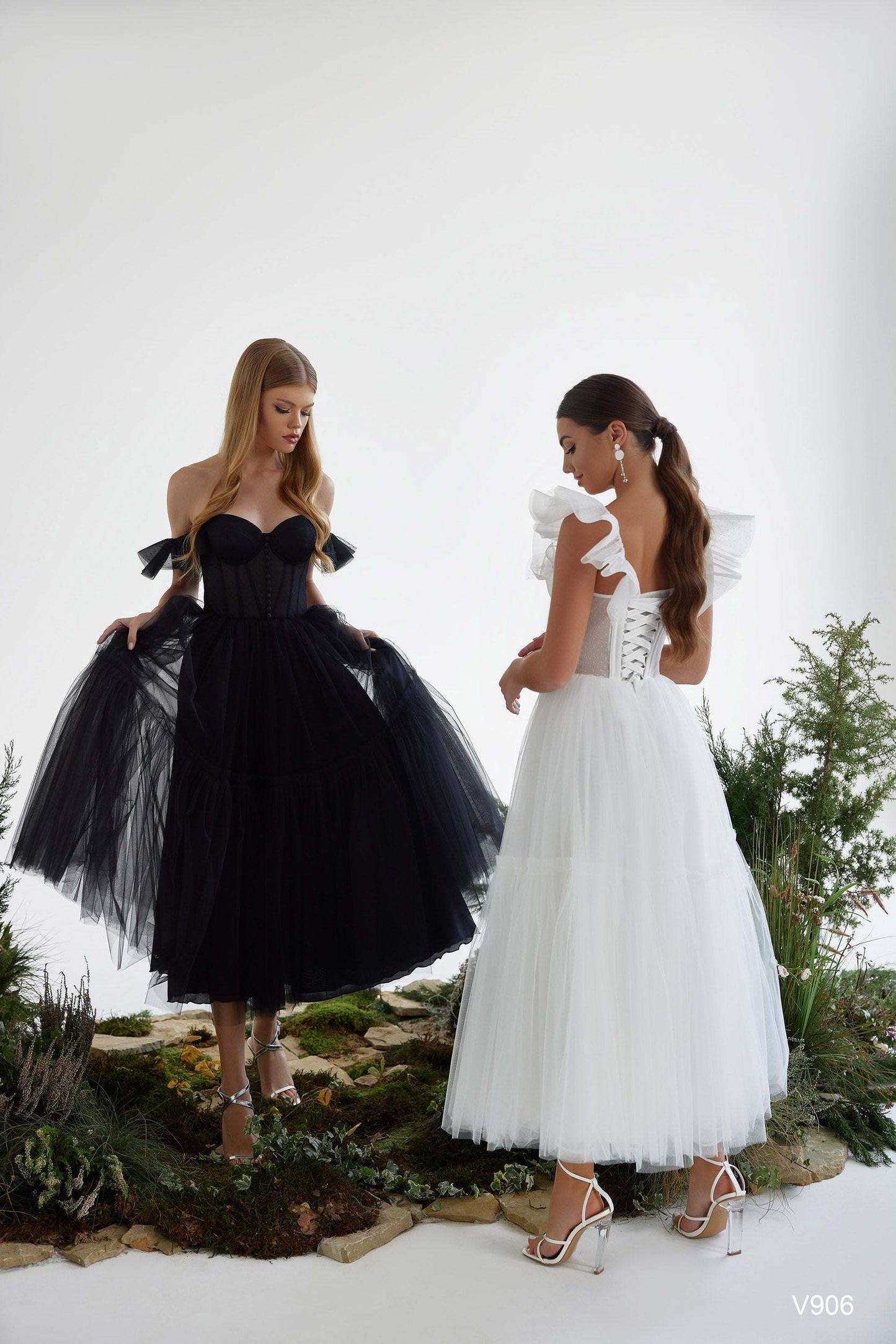 KatrinFAVORboutique-Corset dress off the shoulder Summer occasion dresses