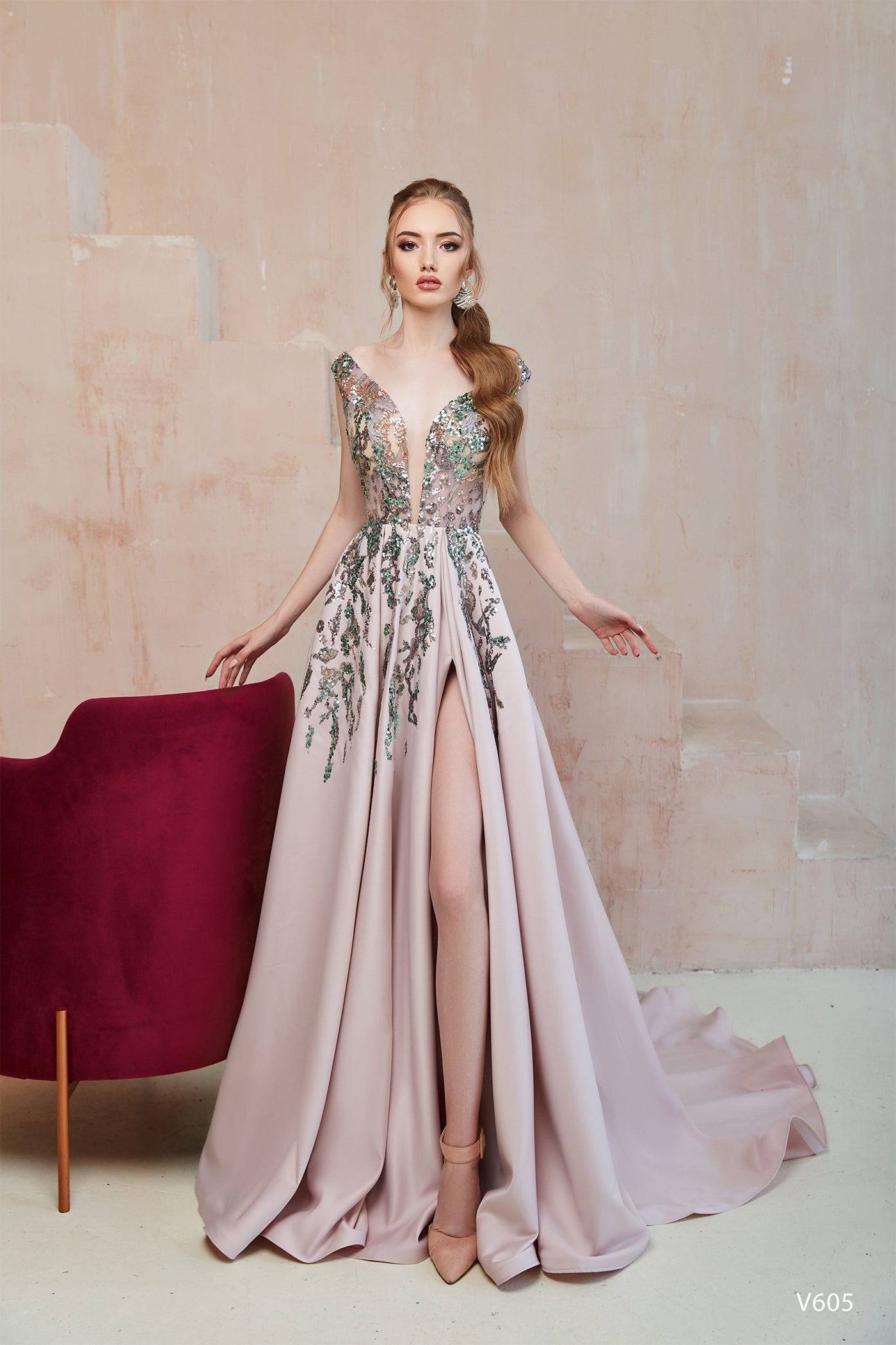 Long formal dresses for women | Alternative wedding wear | KatrinFAVOR 8 US / Ivory Long formal dresses for women | Alternative wedding wear | KatrinFAVOR 8 US / Ivory