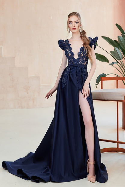 Black colorful non traditional wedding dress