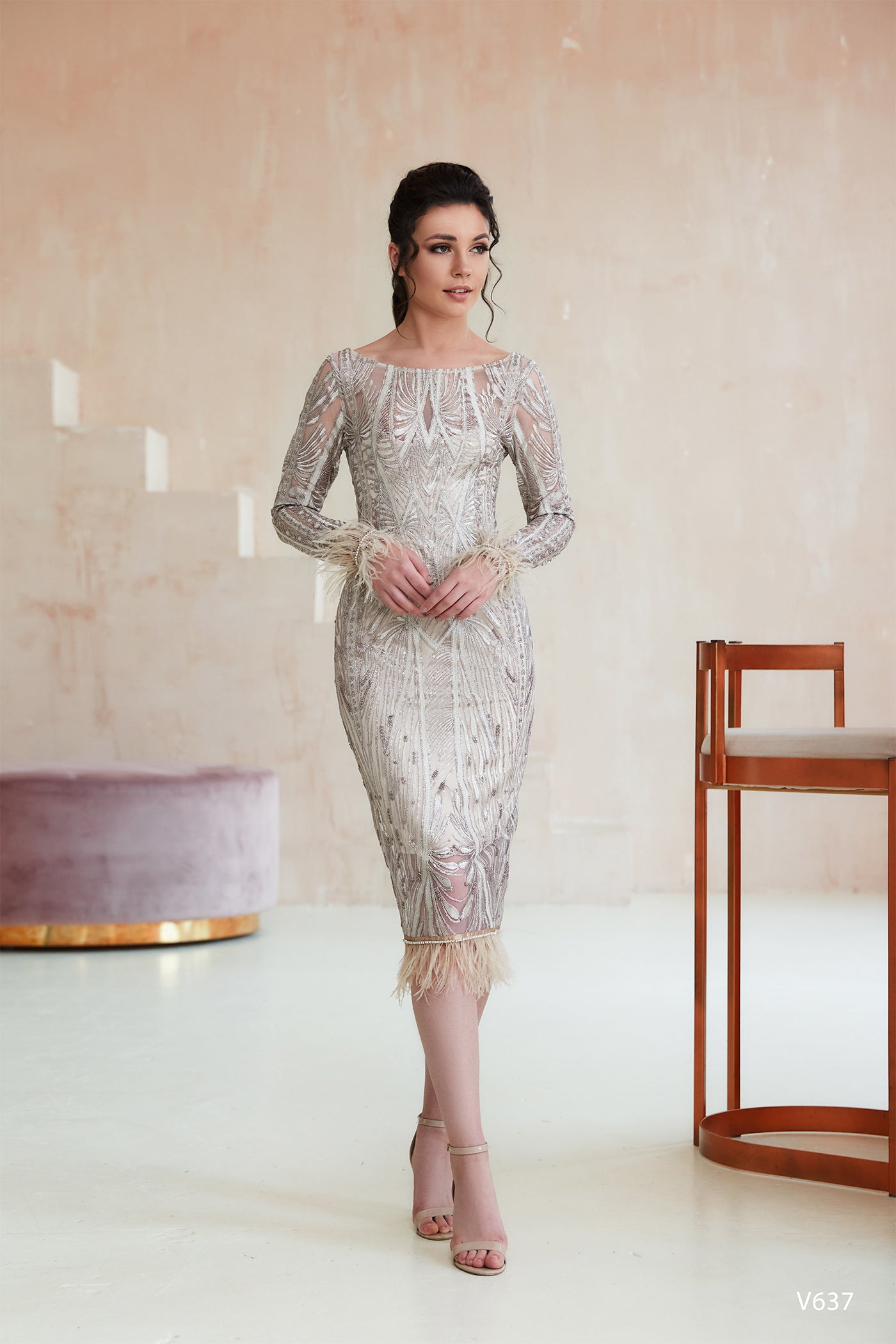 Mother of the bride dress midi