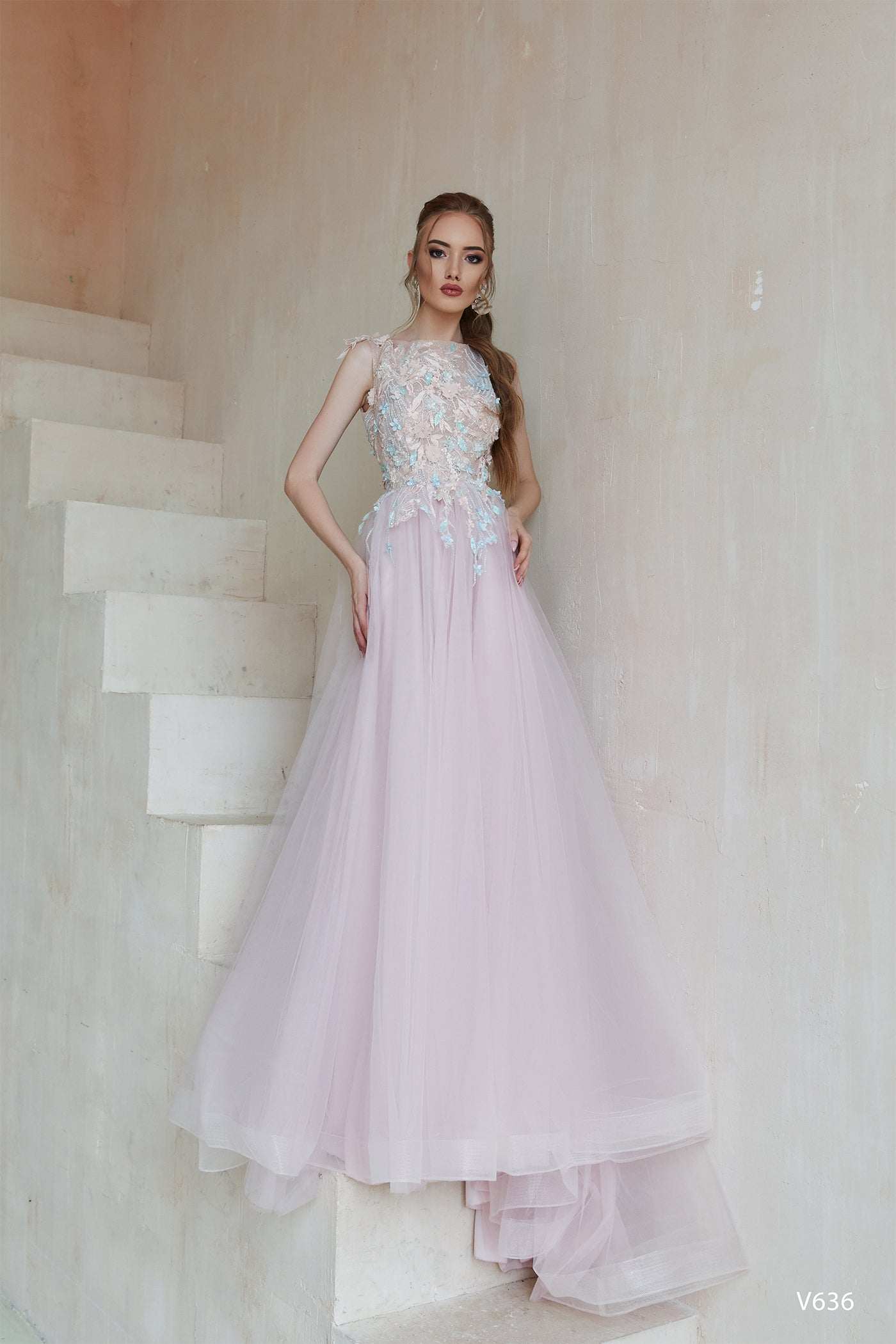 KatrinFAVORboutique-3d floral long dress Sweet sixteen dresses for sale