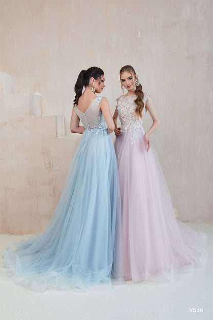 KatrinFAVORboutique-3d floral long dress Sweet sixteen dresses for sale