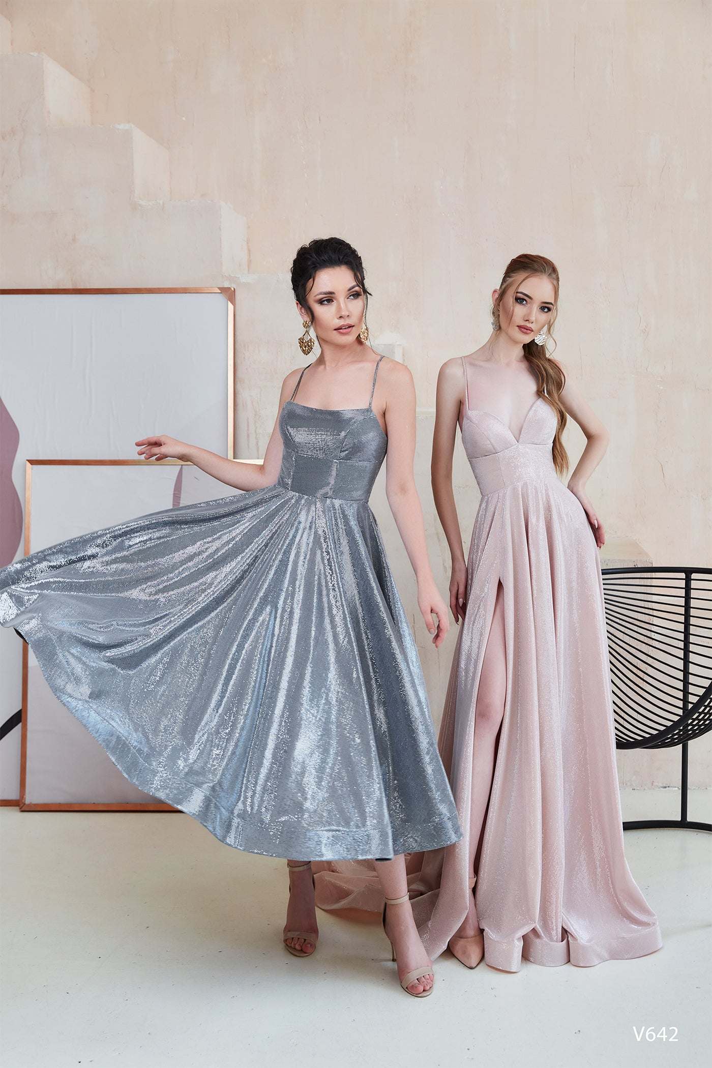 KatrinFAVORboutique-Backless elegant dress Spaghetti strap formal dresses