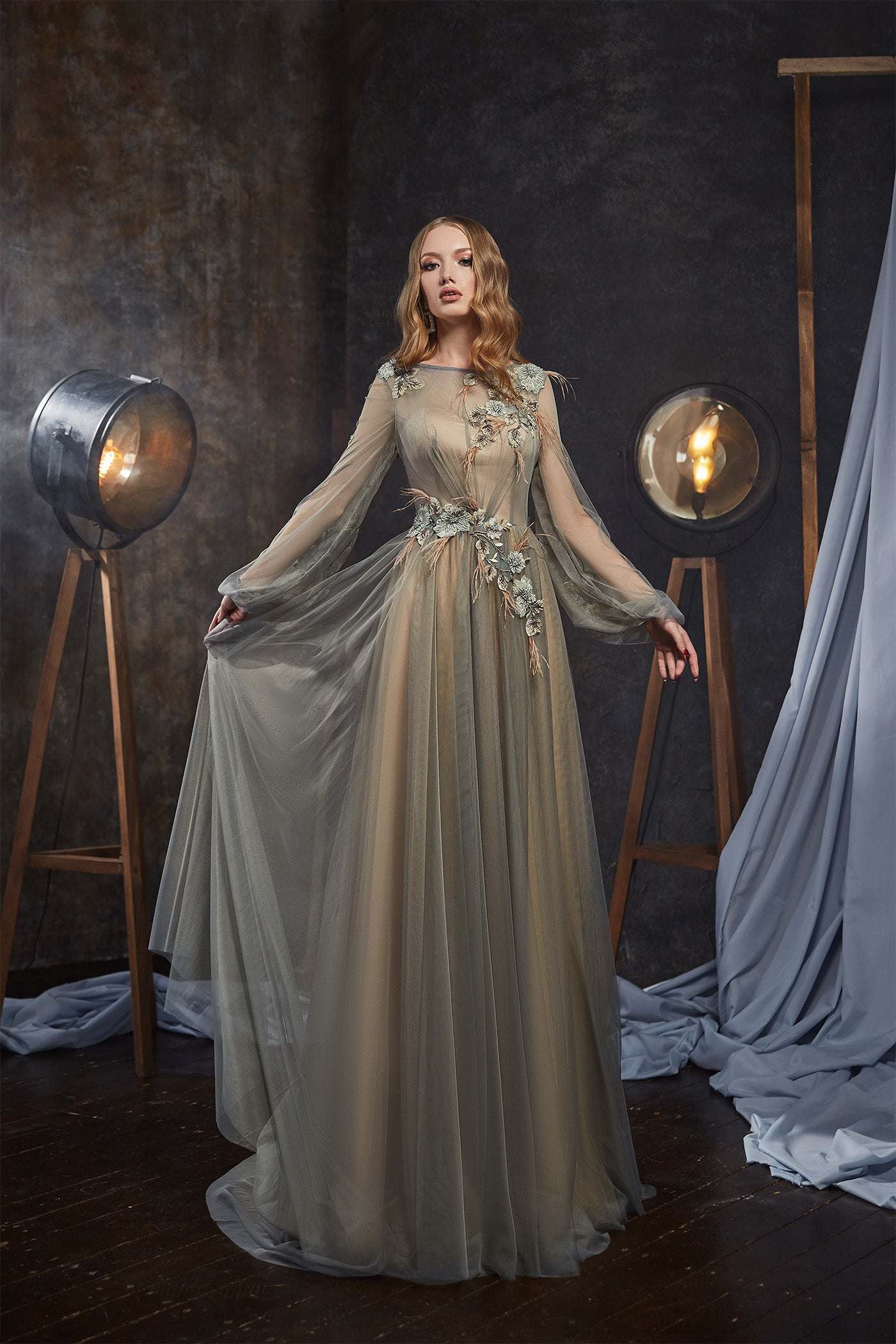 Mother of the bride dress | Long modest evening dresses | KatrinFAVOR 2 US / Turquoise Mother of the bride dress | Long modest evening dresses | KatrinFAVOR 2 US / Turquoise