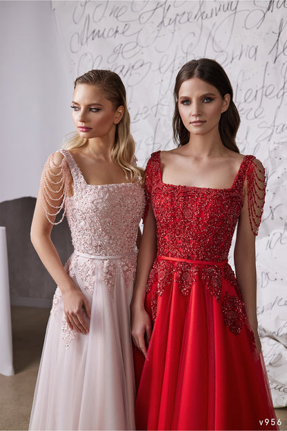 KatrinFAVORboutique-Square neckline dress Mother of the groom dresses