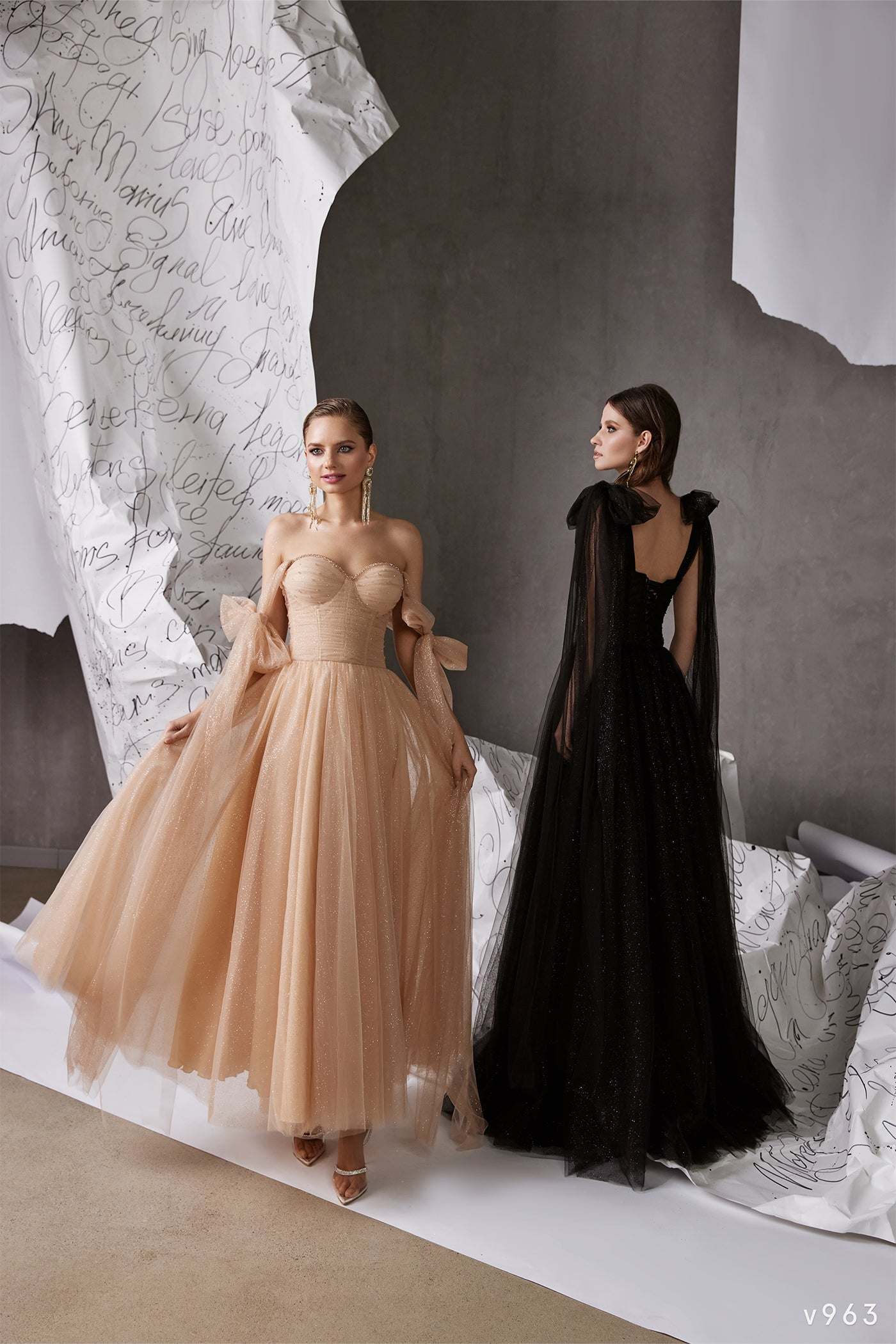 Tulle Cocktail Dress | Wedding Summer Formal Dresses | KatrinFAVOR Custom Size / Nude Tulle Cocktail Dress | Wedding Summer Formal Dresses | KatrinFAVOR Custom Size / Nude