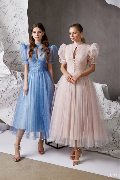 Sparkly tulle cocktail dress