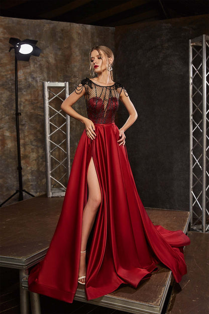KatrinFAVORboutique-Festive attire for party Women's formal A line dresses