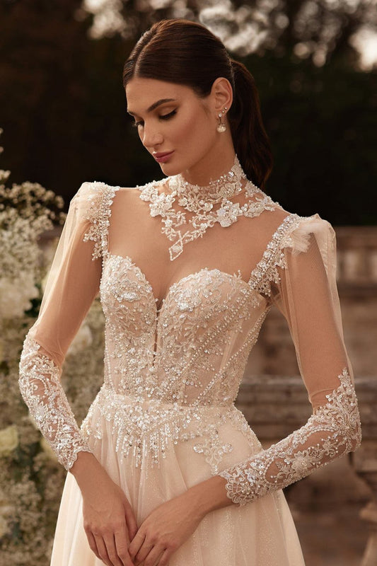KatrinFAVORboutique-Embroidered dress wedding Designer bridal dresses