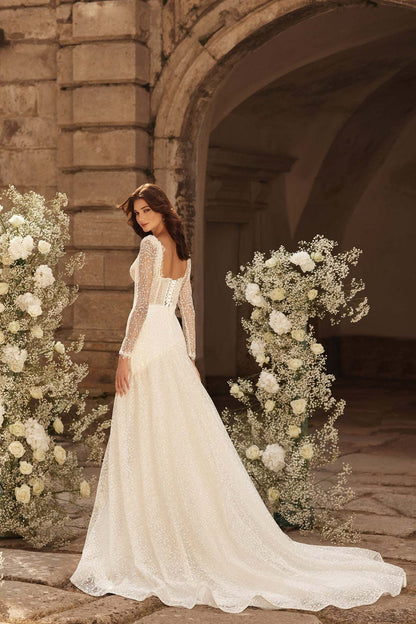 KatrinFAVORboutique-Country style wedding gown Cowgirl wedding dresses