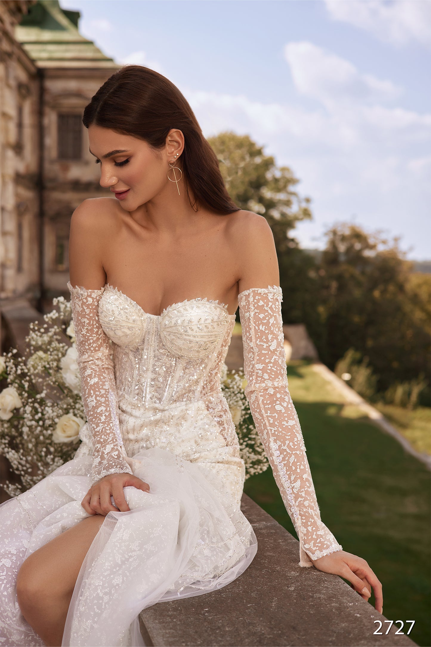 KatrinFAVORboutique-Unique wedding dress Strapless mermaid wedding dress
