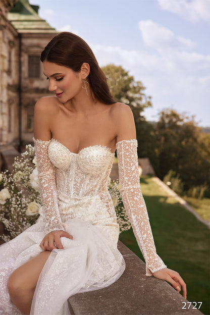 KatrinFAVORboutique-Unique wedding dress Strapless mermaid wedding dress