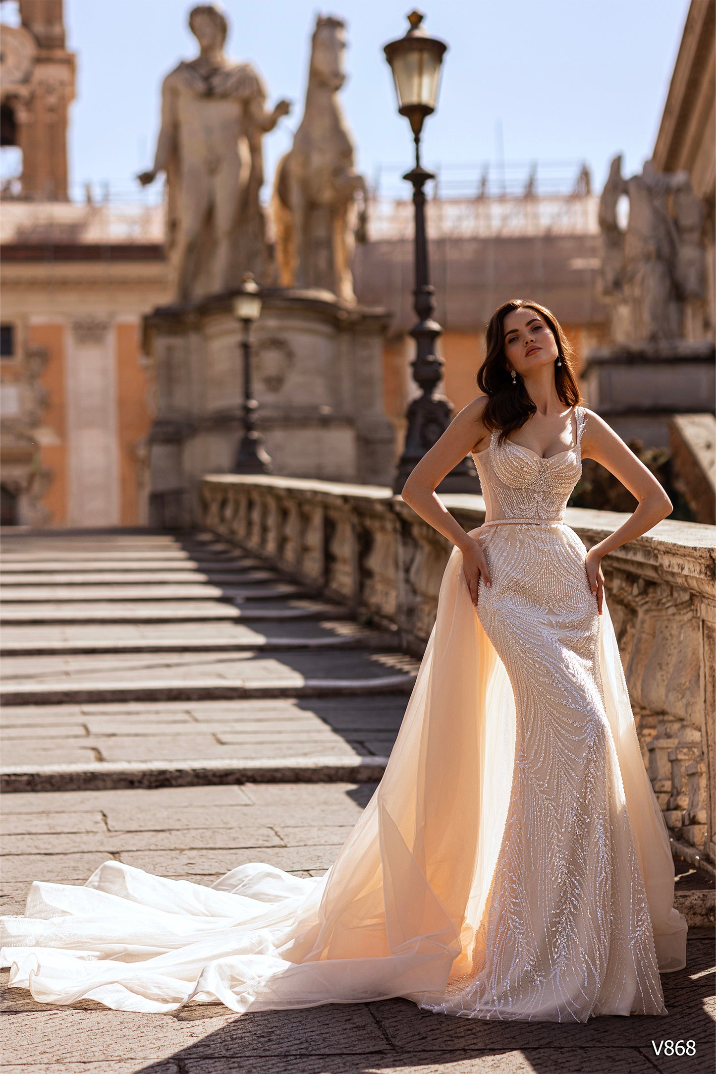 KatrinFAVORboutique-Lace trumpet wedding gown Wedding gowns with sparkle