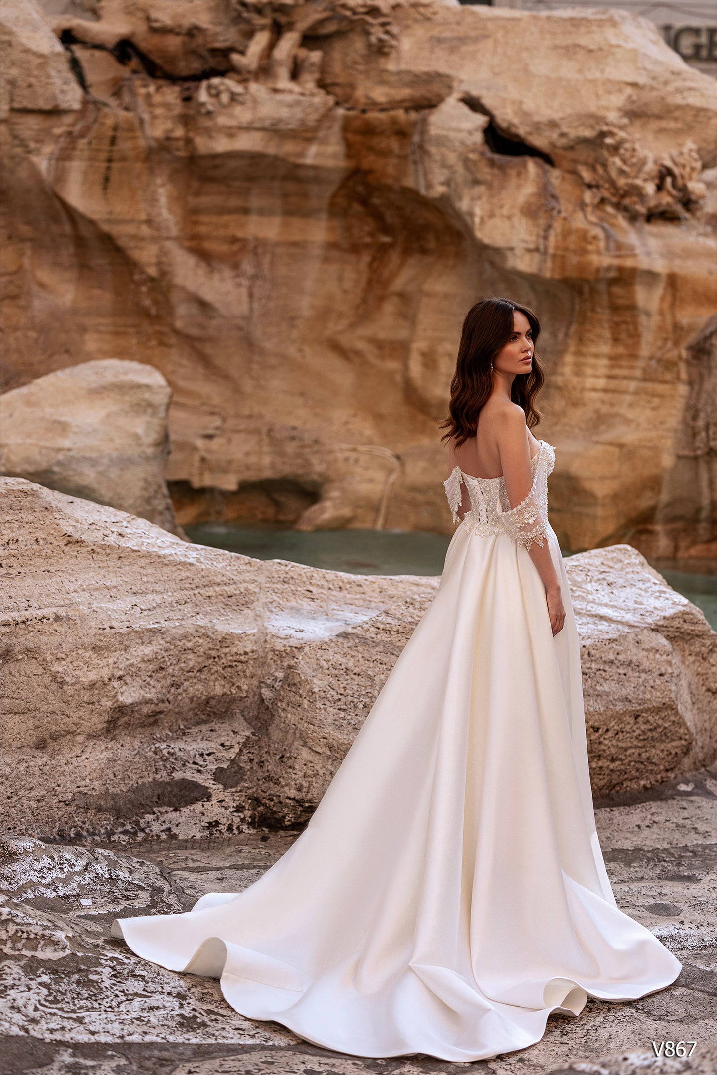 KatrinFAVORboutique-Beach wedding dress Sexy lace wedding gown