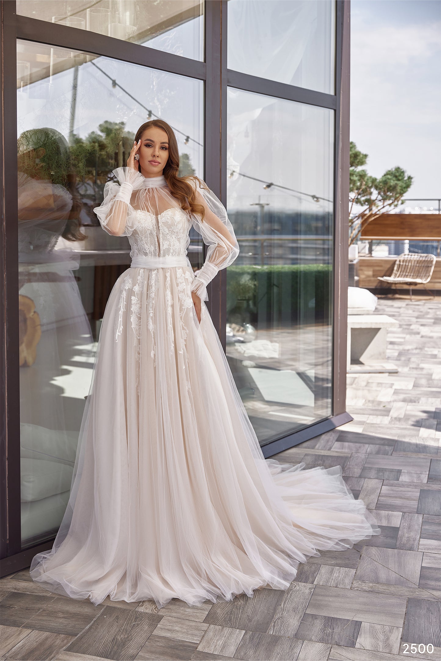 Puff sleeve wedding dress Fairy wedding dress