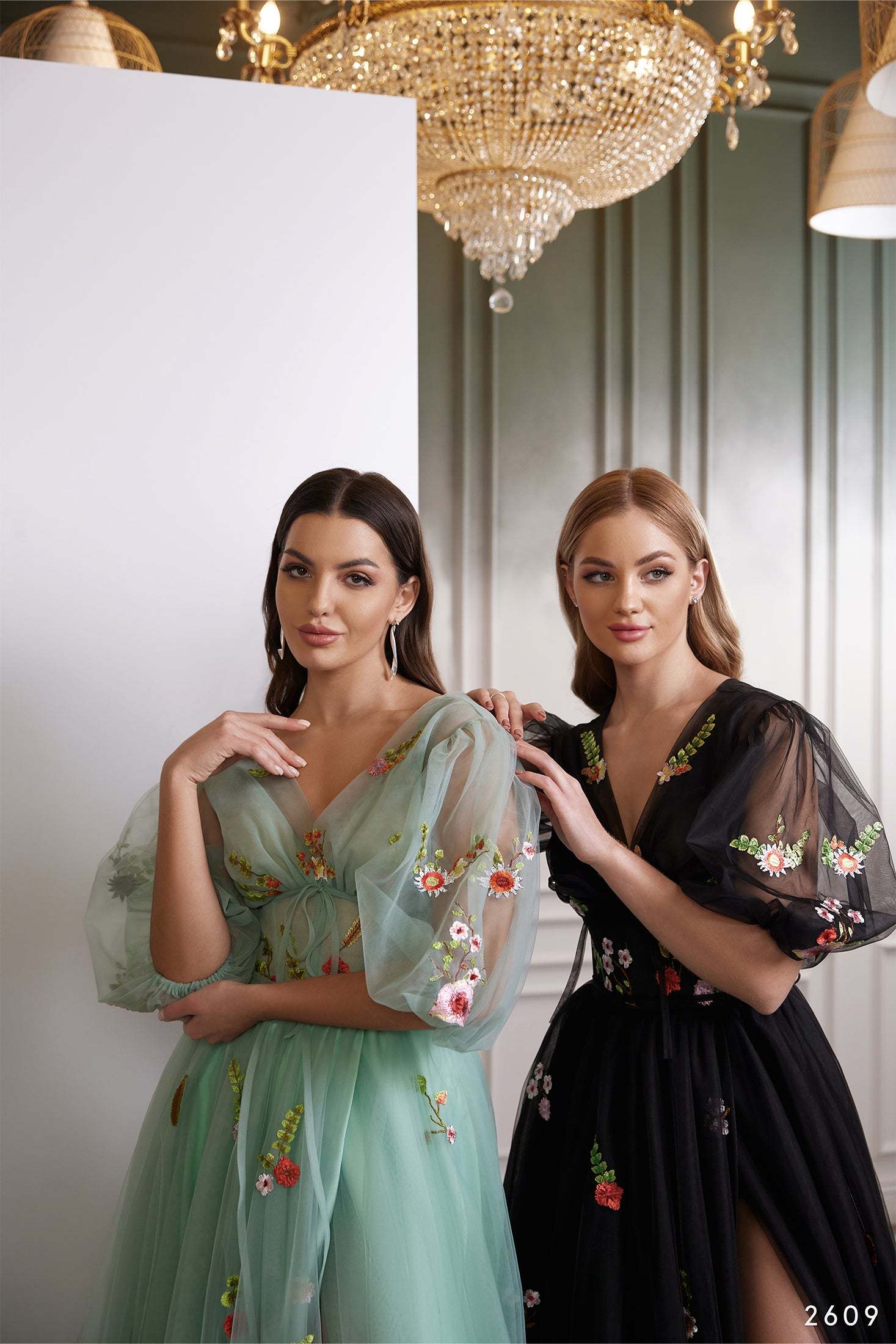Floral embroidered tulle dress | Fairy core prom dress | KatrinFAVOR Katrin FAVOR boutique Floral embroidered tulle dress | Fairy core prom dress | KatrinFAVOR Katrin FAVOR boutique