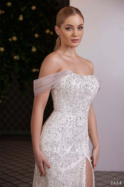 KatrinFAVORboutique-Wedding after party dress Sparkly engagement dresses