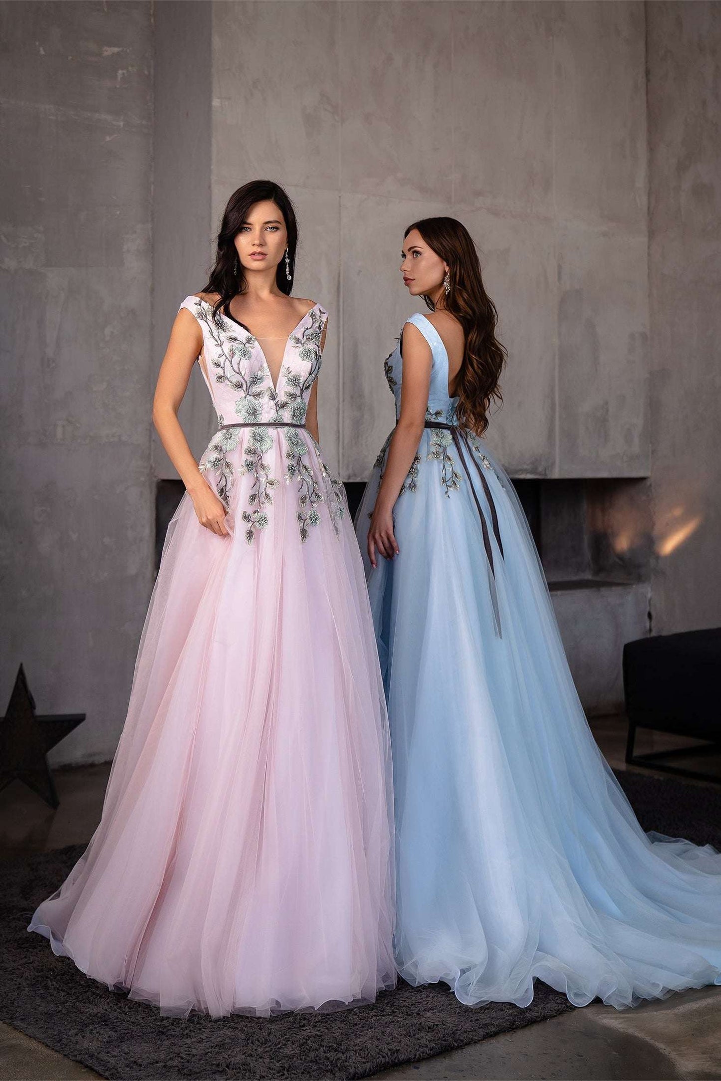 KatrinFAVORboutique-Off white floral dress Top rehearsal dinner dresses