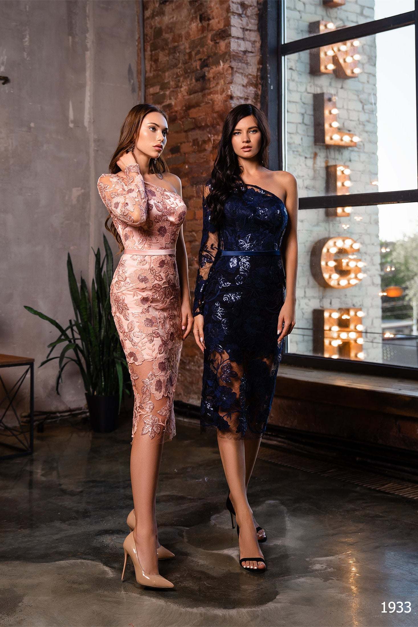 KatrinFAVORboutique-One sleeve party dress Custom made cocktail dresses