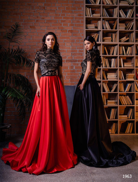 KatrinFAVORboutique-A line formal dress with pockets Gala evening dresses