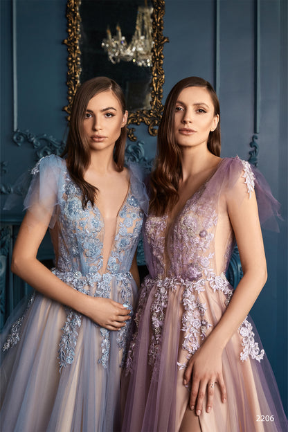 KatrinFAVORboutique-Long tulle dress Non traditional wedding clothes