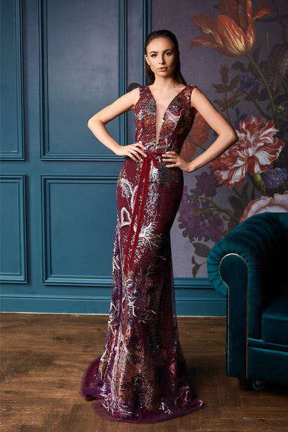 Fitted formal dress Maxi dress evening gown